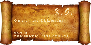 Keresztes Oktávián névjegykártya
